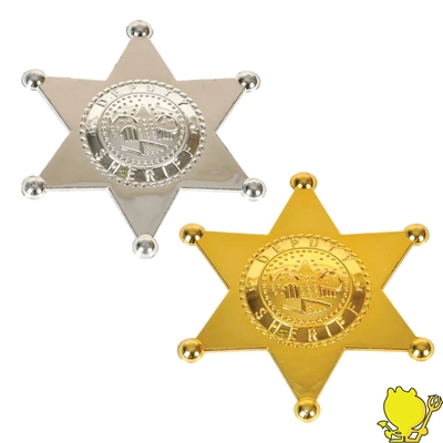 sl-sher3 Plastic Sheriff Badge