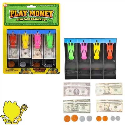 ty-plmca Play Money Set with Cash Drawer