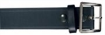 1 3/4" black leather belt