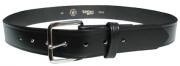1 1/4" Black Leather Belt