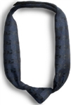 Ladies Knotted Loop Blue Tie