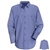 Medium Blue Long Sleeve Shirt, Tall