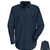 Navy Blue Long Sleeve Work Shirt, regular length