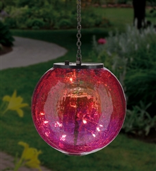 Globe Solar Lantern - Pink