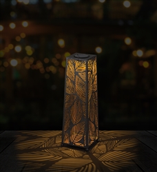 Patio Shadow Lantern 24" - Leaf