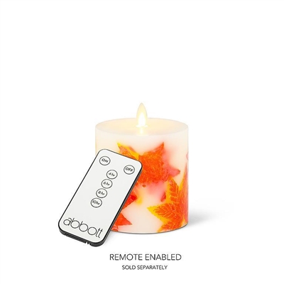 Small Maple Leaf Reallite Candle