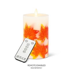 Medium Maple Leaf Reallite Candle