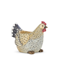 Black Tail Rooster Planter