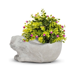 Crouching Bunny Planter