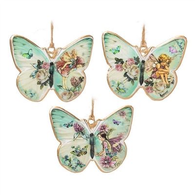 Fairy Butterfly Ornament, Assortment of 3  