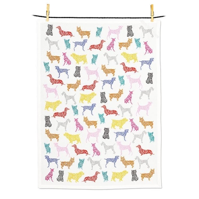 Speckle Dogs Kitchen Towel