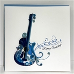 Quilling Card "Happy Birthday Guitar"