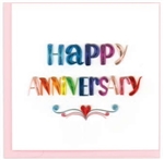 Quilling Card "Happy Anniversary"