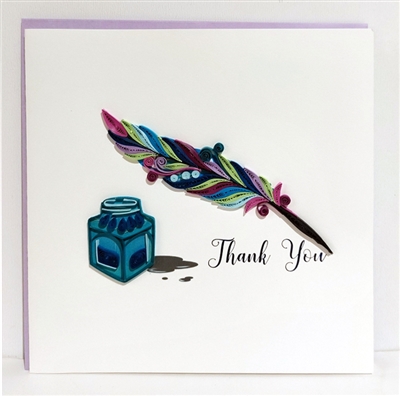 "Thank You Quill and Ink"