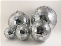 Mirror Disco Light Ball with Hanging Ring / String Multi Sizes 4", 5", 6", 8", 10", 12", 16", 20"