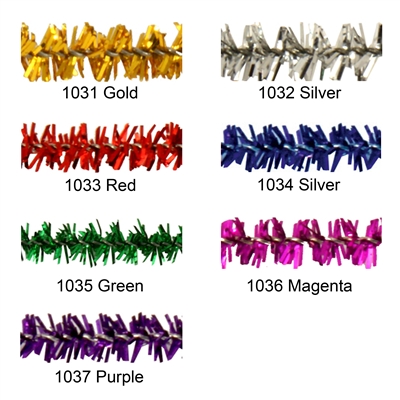 100PCS Craft Tinsel Stems Pipe Cleaners 6mm x 12" Top Quality 7 Colors