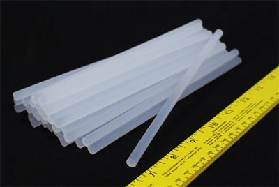 Hot Melt Glue Stick Super Transparent 7mm X 8" Long 22 LBS Bulk Made in Taiwan