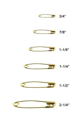 Lead Free Gold Or Silver Color High-Quality Safety Pins
