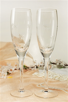 Crystal Wedding Champagne Toasting Glasses Champagne Flutes Engrav