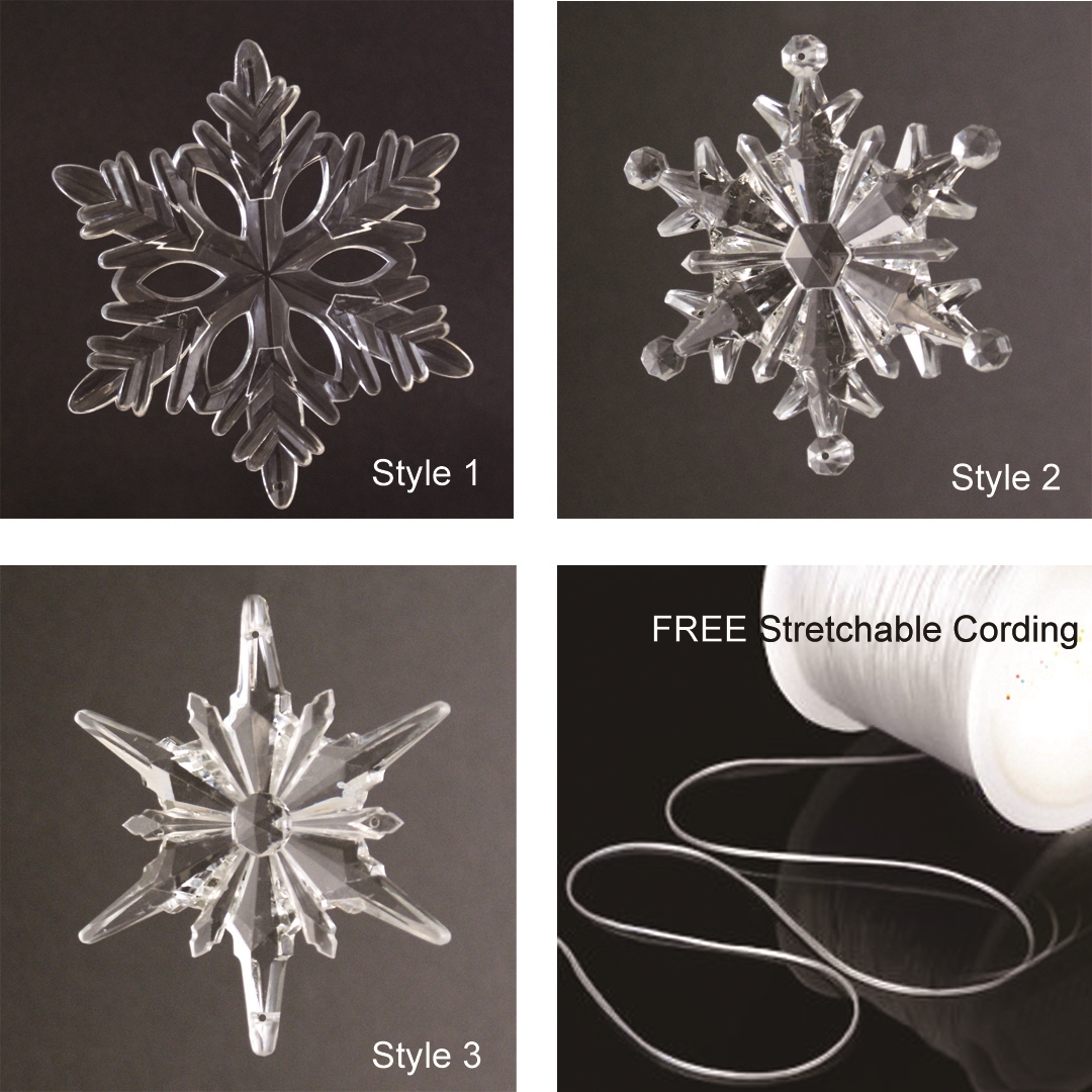 Snowflake Acrylic Jewels