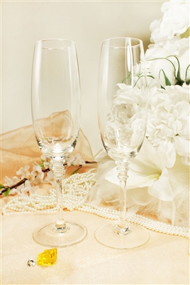 Wedding Champagne Toasting Glasses Champagne Flutes Engrav