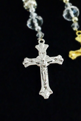 Silver Plated Cross Pendant Charm Jesus Christ Party Favor Finding