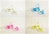1-3/4" 1.75" Medium Clear Pacifiers Baby Shower Game Party Decoration Favors