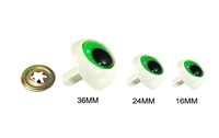 Frog Eyes with Metal Washers for Craft & Doll & Scrapbooking