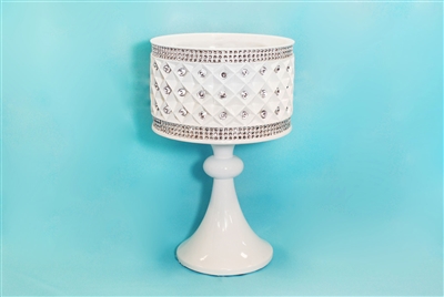 Vase Fiberglass Garden Home Decor Acrylic Diamond Lamp Shape Style Decoration