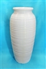 Vase Fiberglass Garden Home Decor Modern White Decoration Tall Indoor Outdoor