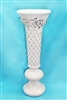 37" Vase Fiberglass Garden Home Decor Acrylic Diamond Rose Floral Vintage Elegant