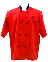 Lightweight Red Chef Coat