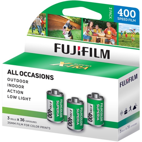 Fujifilm Fujicolor Superia X-TRA 400 Color Negative Film (35mm
