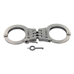 Hiatt Model 2050 Triple Hinged Nickel Handcuffs