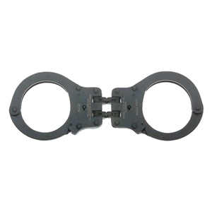 Peerless Model 802C Hinged Handcuff - Black Oxide Finish