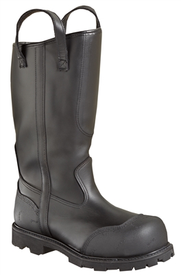 Thorogood 14" Structural Oblique Toe Black Bunker Boots