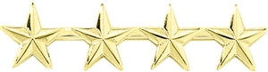 Blackinton 4 Stars 1/2" Pin