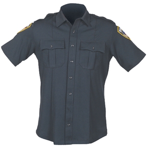 Blauer Zippered BIComponent Short Sleeve Shirt