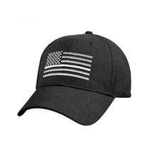 Rothco Thin White Line Flag Low Pro Cap