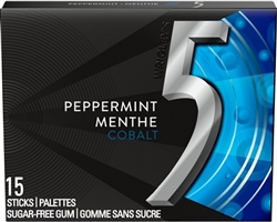 5 Cobalt Peppermint Gum 10/15 pcs Sugg Ret $3.09