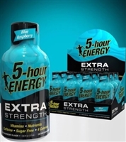 5 Hour Energy Extra Strength Blue Raspberry Shot 12/59ml Sugg Ret $5.59