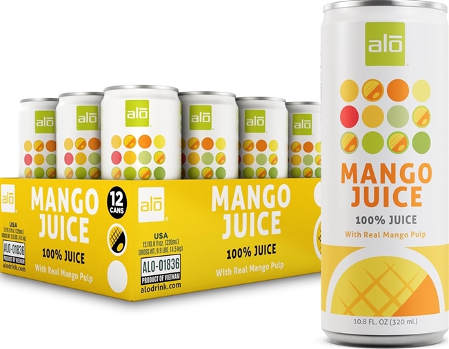 Alo Mango Juice 12/320 ml Sugg Ret $3.29