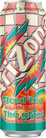 Arizona Peach Tea King Can 24/680ml Sugg Ret $3.49