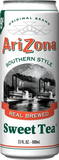 Arizona Southern Style Sweet Tea  24/680ml Sugg Ret $3.99