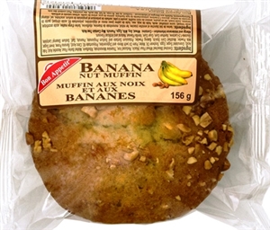 Bon Appetit Jumbo Banana Nut Muffin 1/156g Sugg Ret $5.25