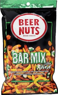 Beer-Nuts-Bar Mix with Wasabi 12/113g Sugg Ret $5.69