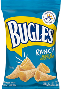 Bugles Ranch Snacks 6/86g Sugg Ret $6.37