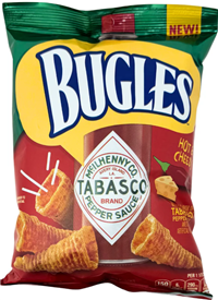 Bugles Tabasco Snacks 6/86g Sugg Ret $6.37
