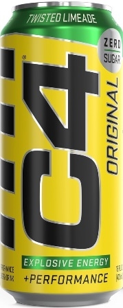 C4 Twisted Limeade Energy Beverage 12/355ml Sugg Ret $4.99