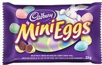 Cadbury Mini Eggs Chocolate Bar 24/33g Sugg Ret $2.29